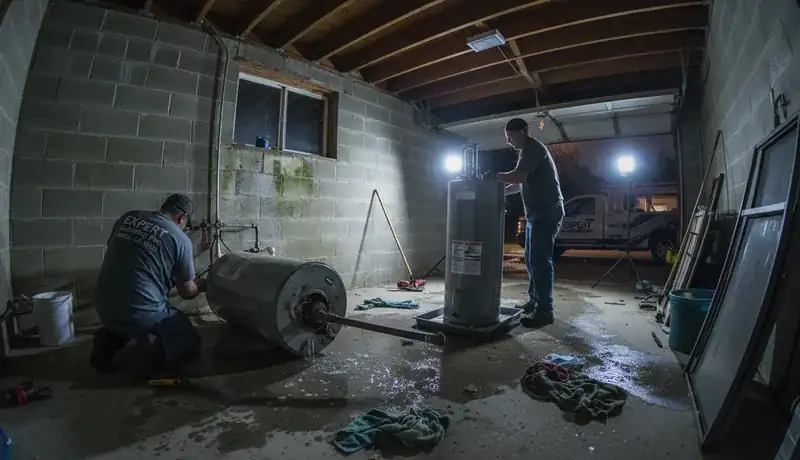 Expert Plumbing Pro - late-night-water-heater-failure-and-replacement-in-south-cortez