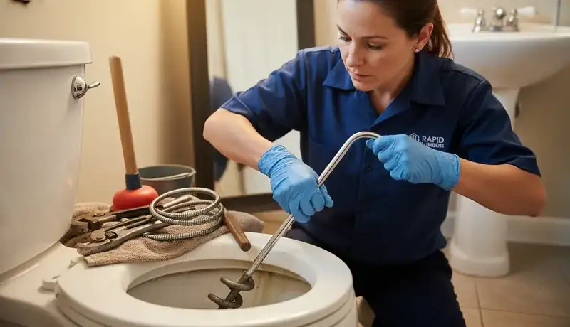 Expert Plumbing Pro - clogged-toilet-repair